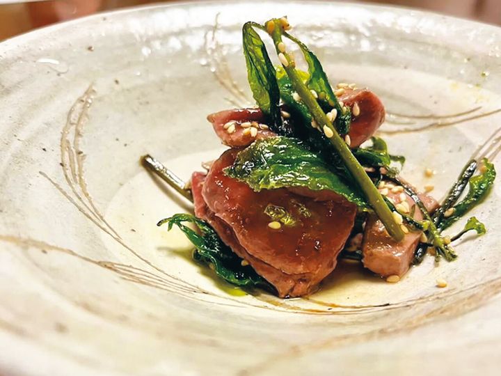 高崎『和人良』のお料理の一例