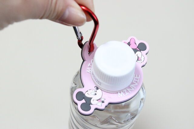 ＜ミッキー＆ミニー＞ボトルホルダーカラビナ 使用例