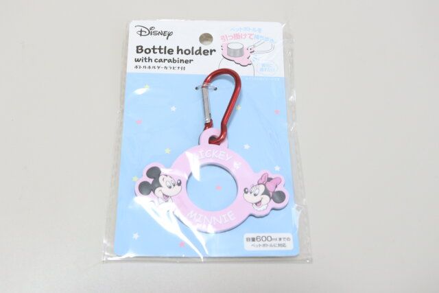 ＜ミッキー＆ミニー＞ボトルホルダーカラビナ パッケージ