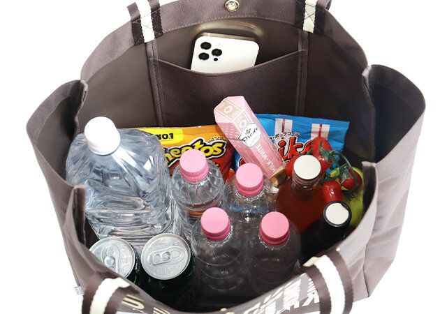 大容量トートバッグ実用例