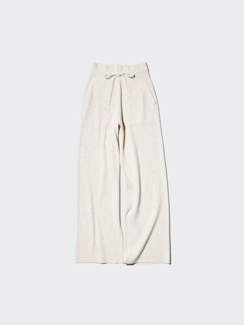 2025夏ユニクロウォッシャブルニットリブパンツ