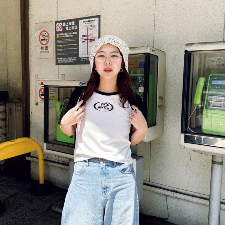 【SNAP】コンパクトなサイズがお気に入りのラグランT♡ 安座名瑛さん