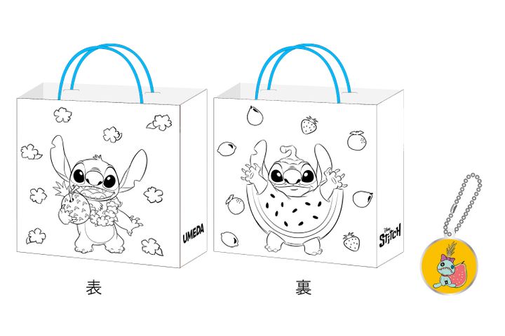 チャーム付きぬり絵ショッパー