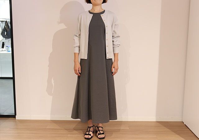 PLST カーディガン 夏 ワンピースコーデ
