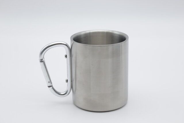2重ステンレスマグ（260mL、カラビナ取っ手） デザイン