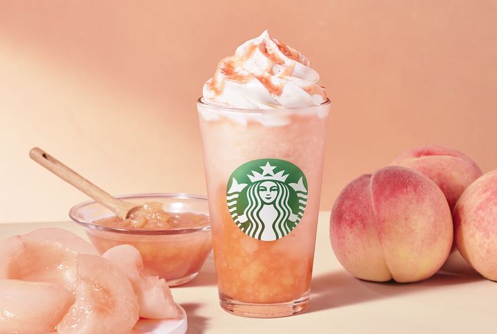 ヘブンリー ピーチ フラペチーノ