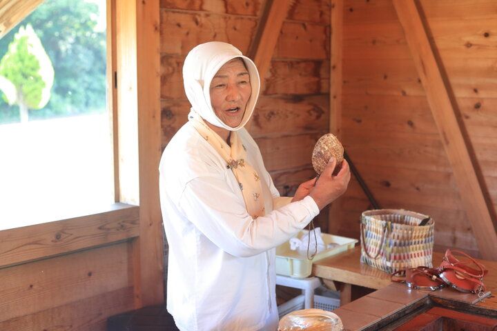志摩の海女さんが心を込めておもてなし。焼き立て魚介類を満喫できる「海女小屋体験施設さとうみ庵」