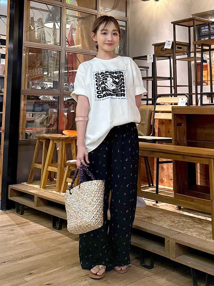 ニコアンド　Misayo ラクオシャパンツ ニコアンド ラクオシャパンツ Misayoさんプロデュース Lサイズ