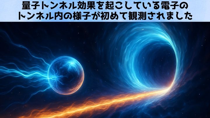 量子トンネル効果の「トンネル内部」を世界初観測