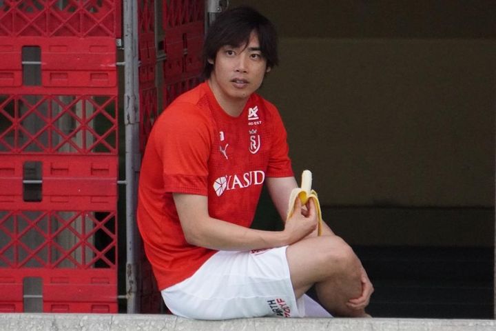 日本代表FW伊東純也、親善試合モンテディオ山形戦取材のQoly編集部撮影写真を公開