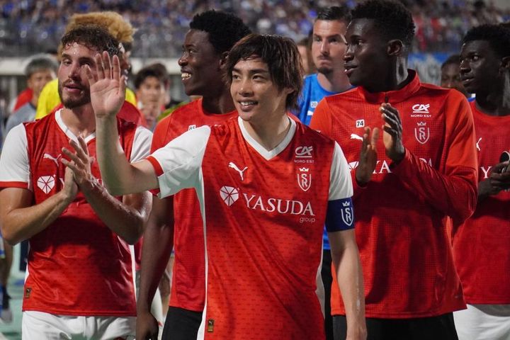 日本代表FW伊東純也、親善試合モンテディオ山形戦取材のQoly編集部撮影写真を公開