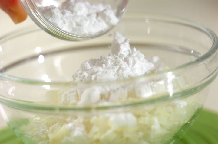 たっぷり肉シューマイの下準備1