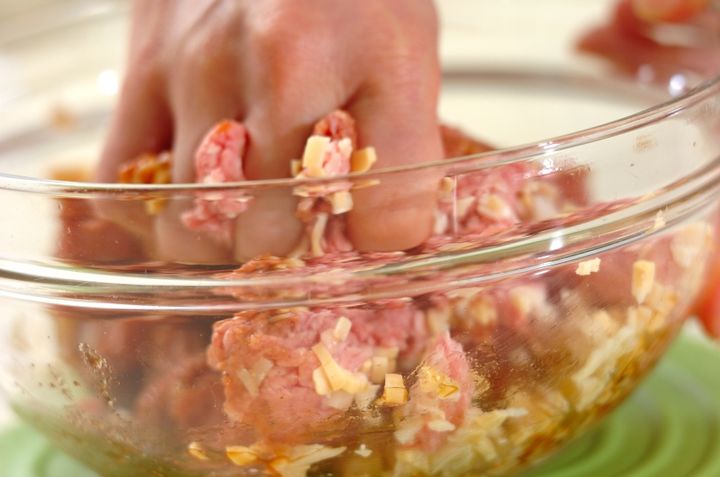 たっぷり肉シューマイの作り方1