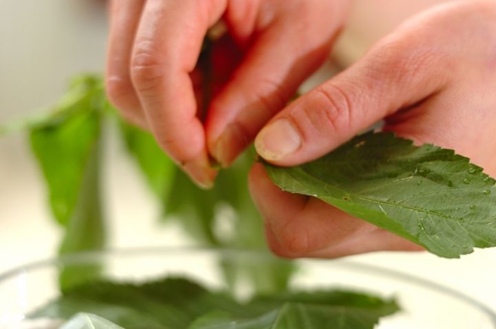 モロヘイヤスープの作り方1