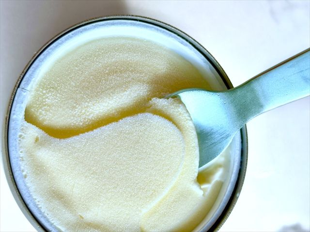 アイスをすくうアルミアイスクリームスプーン