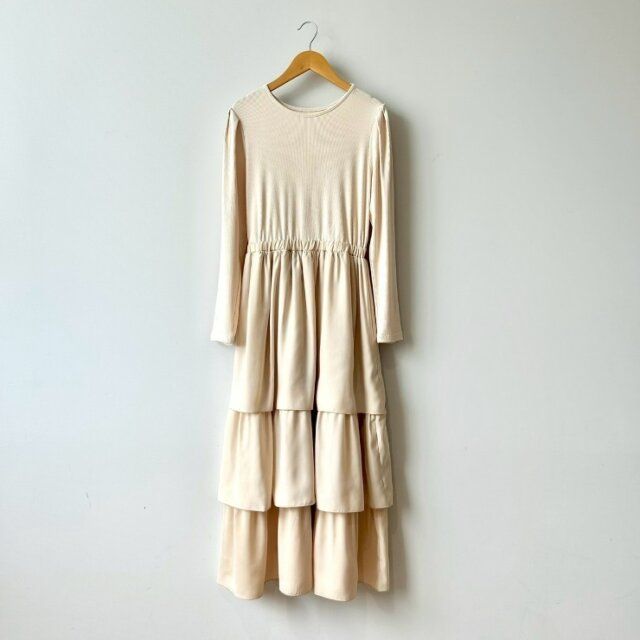 しまむらの異素材ドッキングワンピース