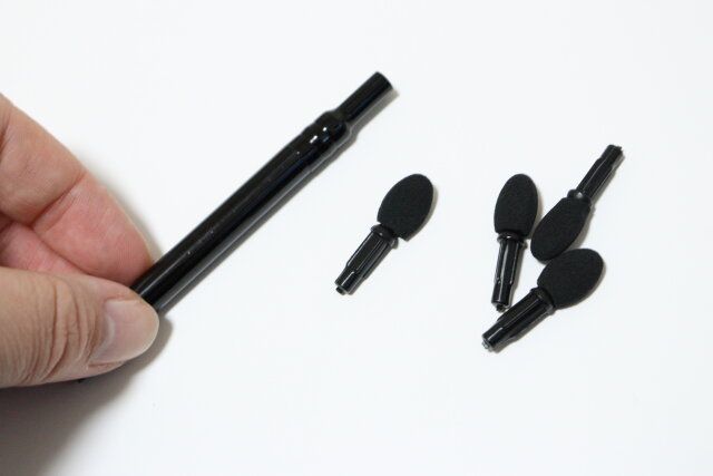 ダイソーのメイクブラシセットのアイシャドウチップ