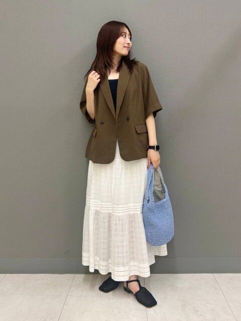 白スカートコーデ4
