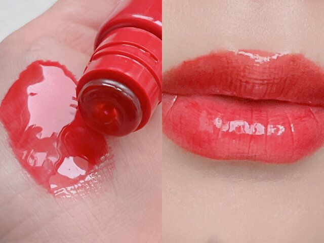 ラネージュ グレイズティントリップセラム ラズベリージャム 唇に塗る