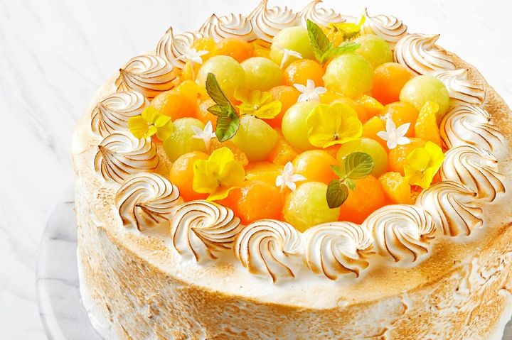 メロンとアーモンドのダニシェフ