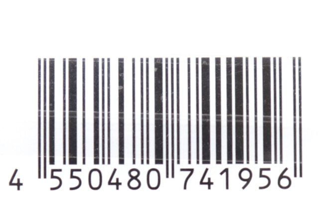 ダイソーのマンスリーフォトフレーム（2連）のバーコード