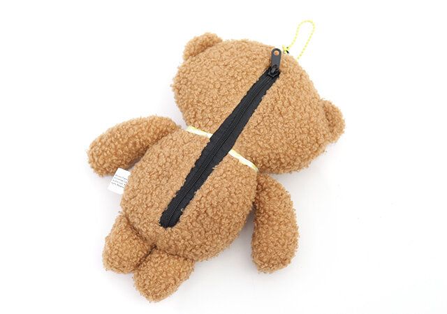 背面ファスナー