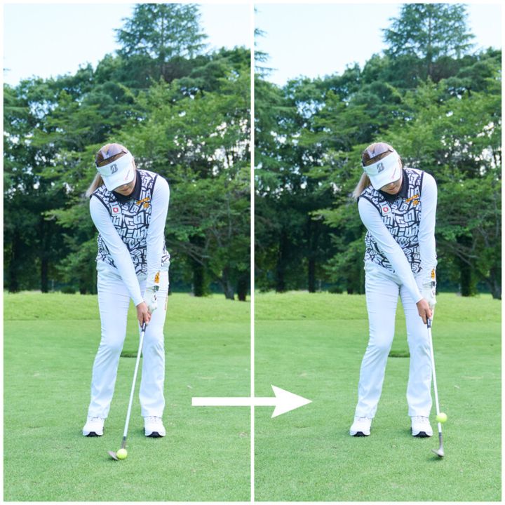 フワッと上げるアプローチの打ち方！ハンドレイトに構えるのがコツ