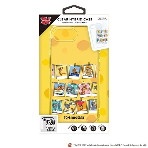 iPhone 16e用 クリアハイブリッドケースA（パッケージ）