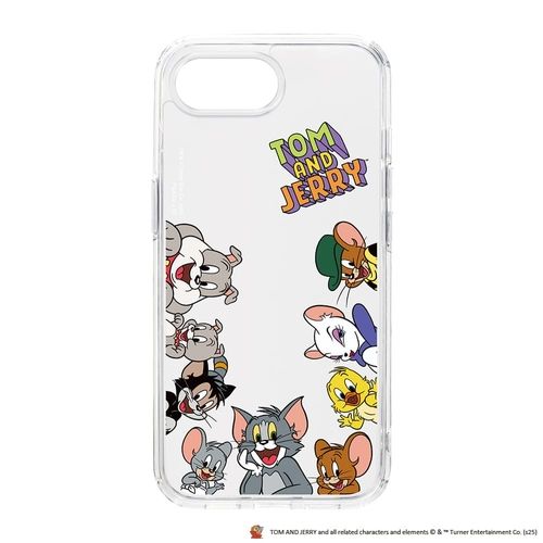 iPhone 16e用 クリアハイブリッドケースC（セットイメージ）