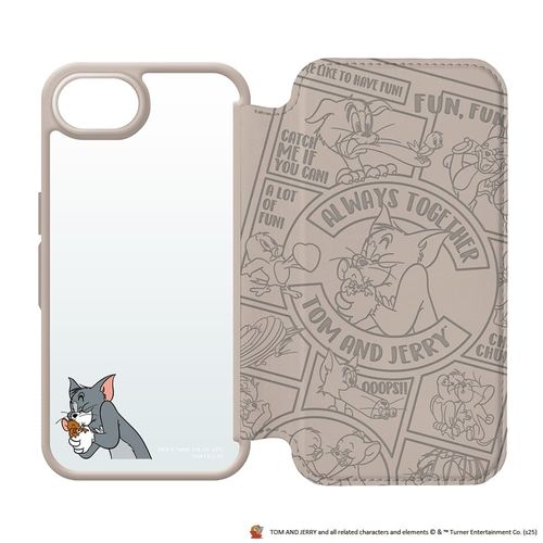 iPhone 16e用 ガラスフリップケースA（外側）