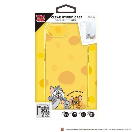 iPhone 16e用 クリアハイブリッドケースB（パッケージ）