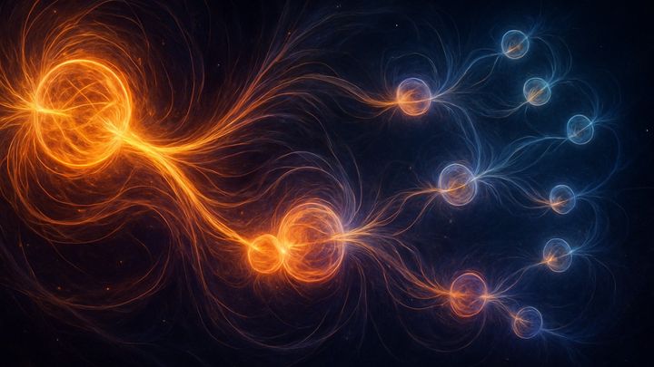 「量子もつれ」を複数ペアに渡す新技術――理論モデルで検証