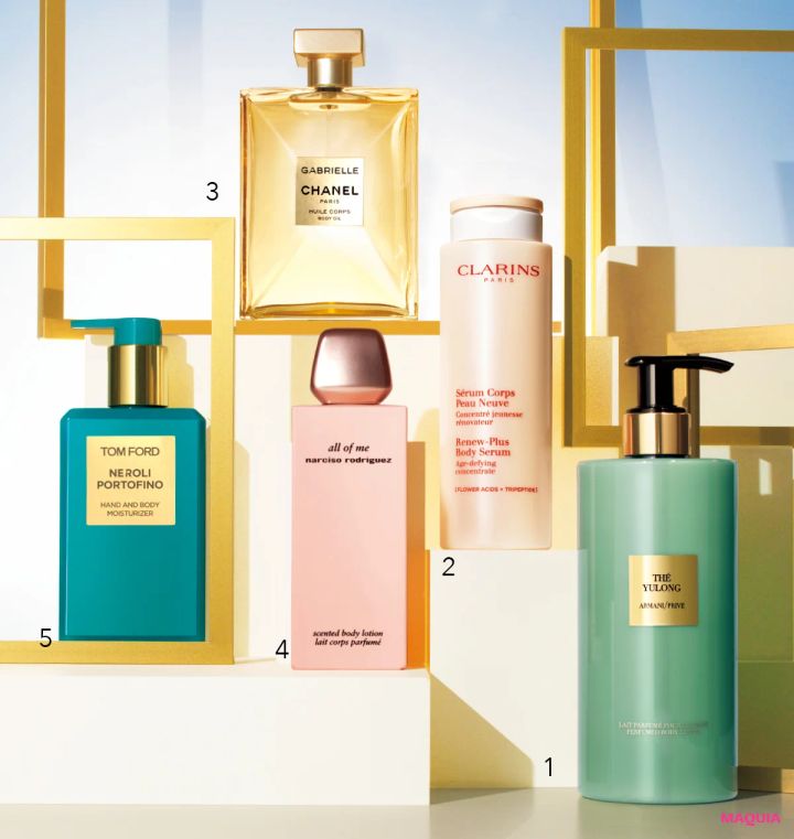 夏の乾いた肌を癒す「贅沢ボディケア」5選。香りでとろけて、潤いで包む