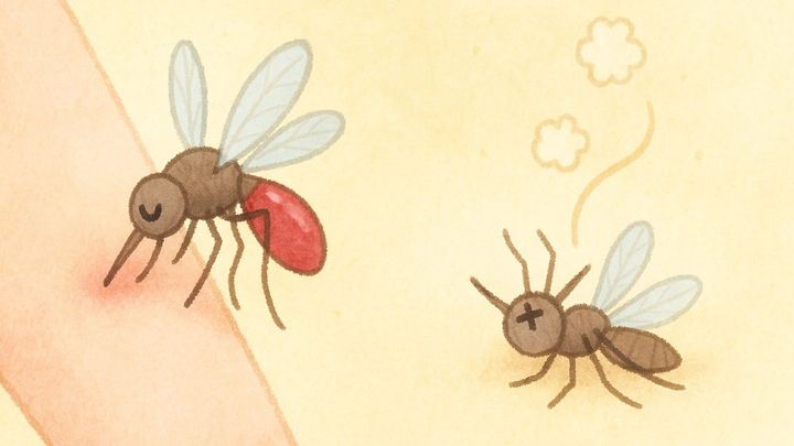 蚊が飲むだけで死ぬ血にする