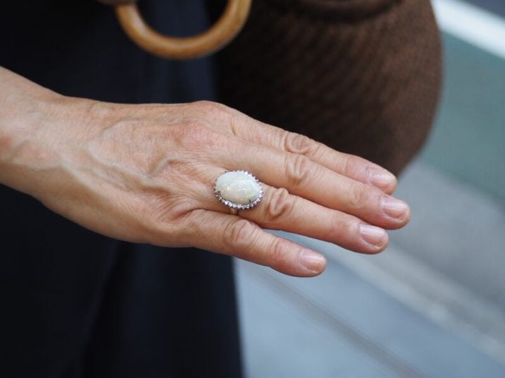 オパールのリング
