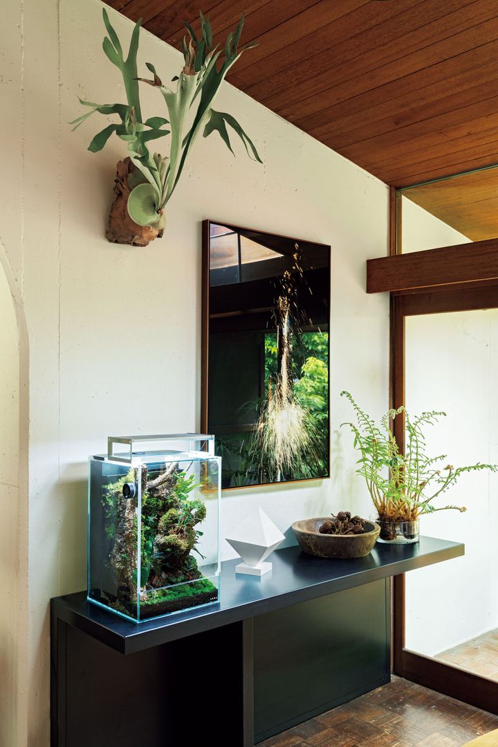 ダイナミックなアートと組み合わせる