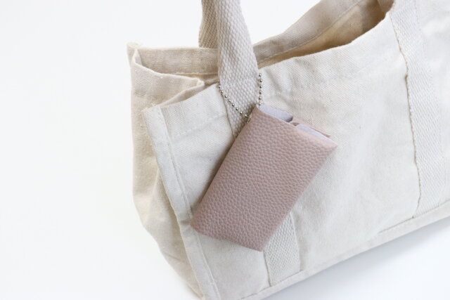 コンパクトポケットティッシュケース ボールチェーン