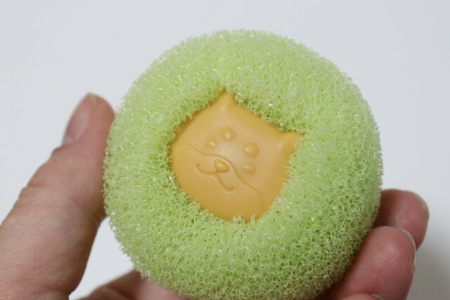 ダイソーの柴犬の洗濯ボール