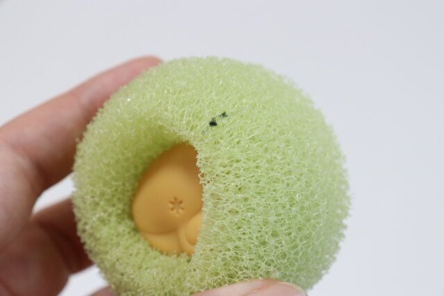 ダイソーの洗濯ボールの使用後の様子