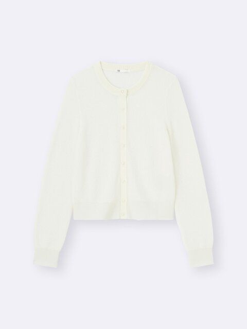 GUのシアーカーディガン