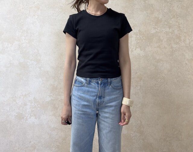 ユニクロ ミニT BLACK Mサイズ着用