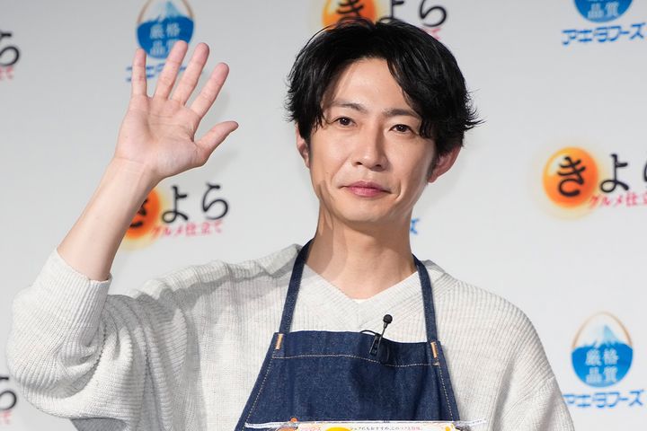 相葉雅紀さん（2025年5月8日、時事通信フォト）