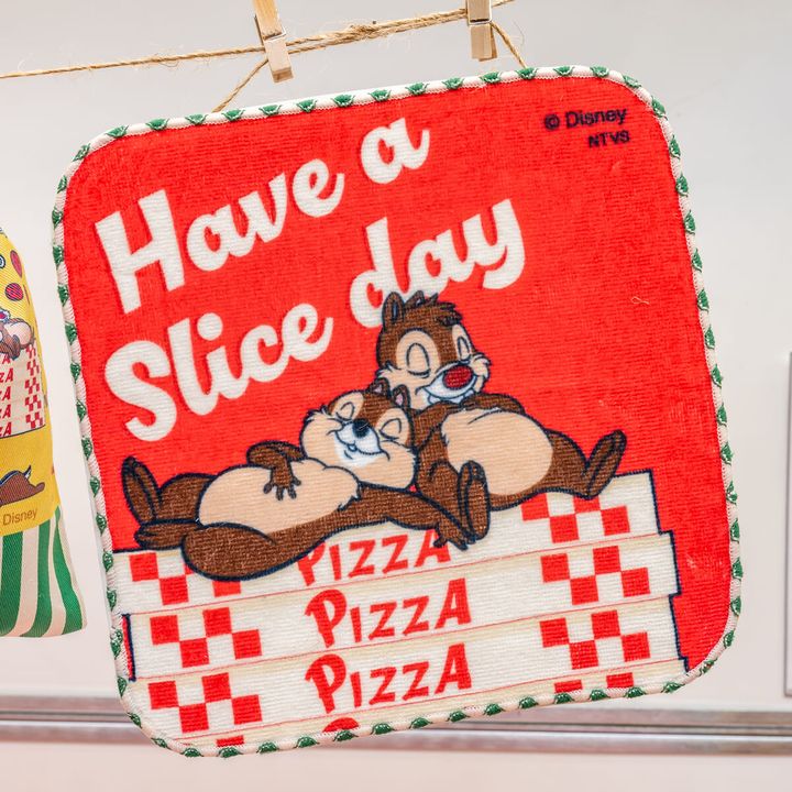 チップ＆デール ミニタオル サンドイッチ／ピザ2