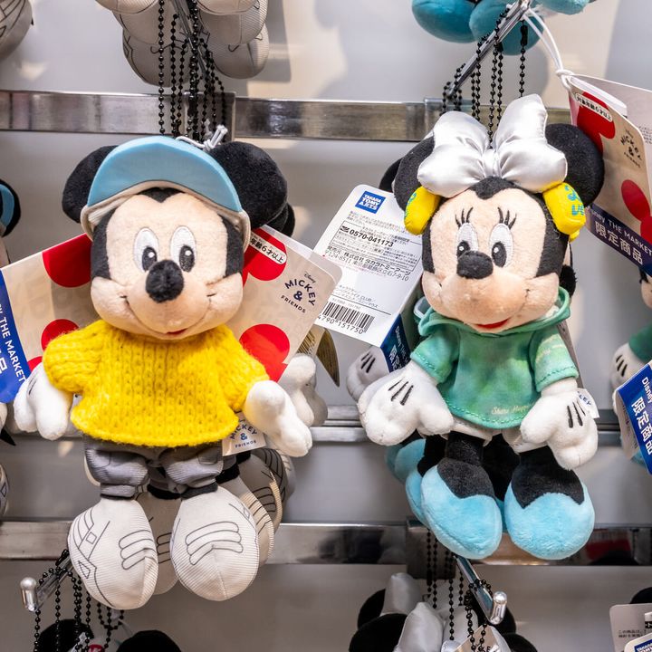 ミッキー・イン・リアル・ライフ ボールチェーンマスコット（ダンス）ミッキーマウス／ミニーマウス