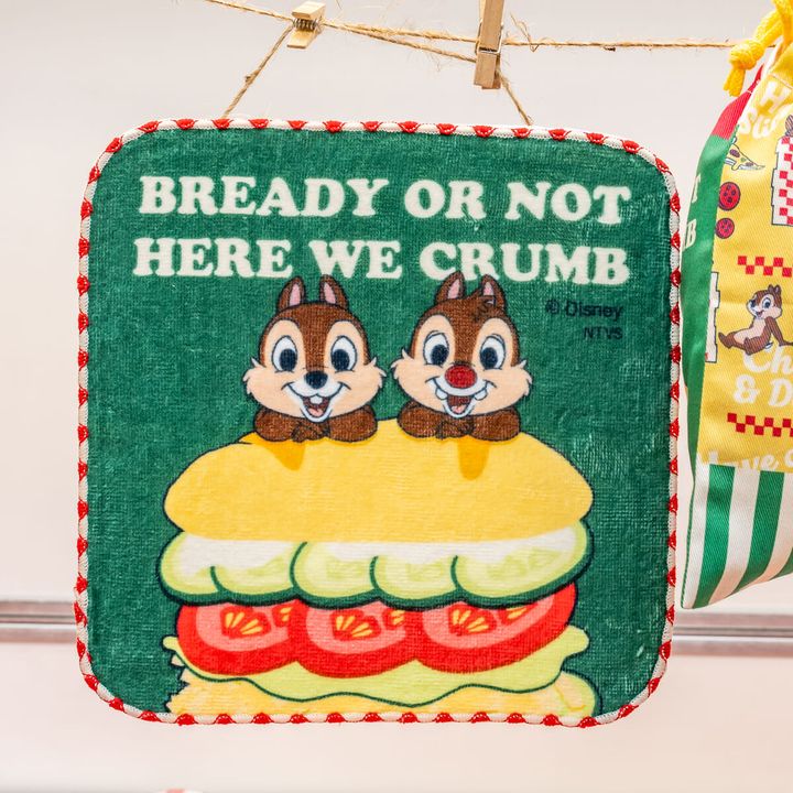 チップ＆デール ミニタオル サンドイッチ／ピザ