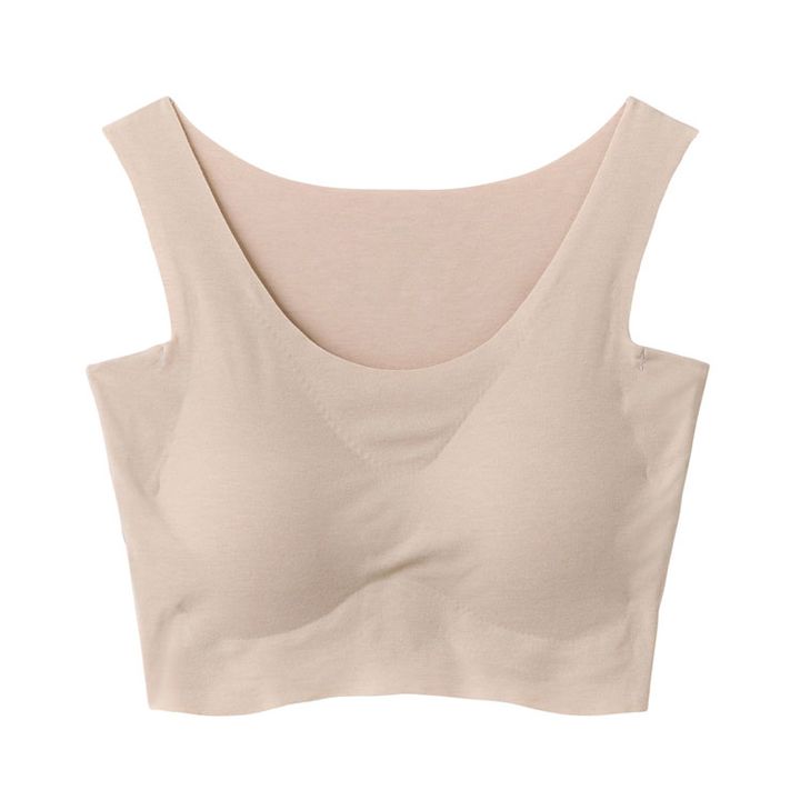 グンゼ アセドロン 汗取り付きハーフトップブラ