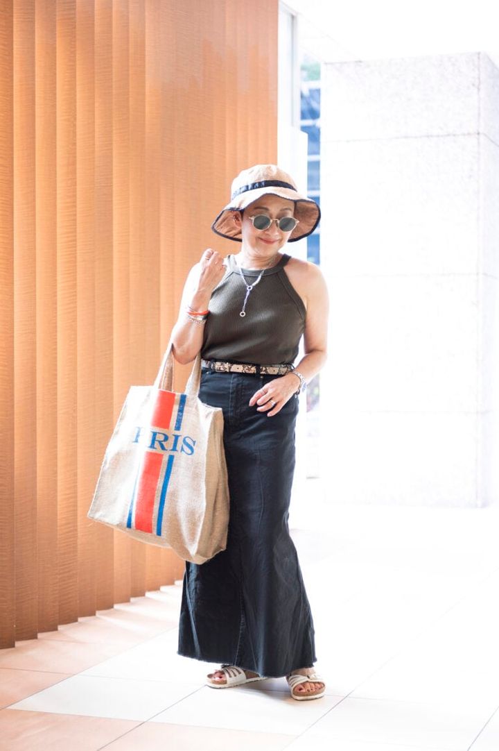 ジレなしでも洒落感たっぷりなコーデに