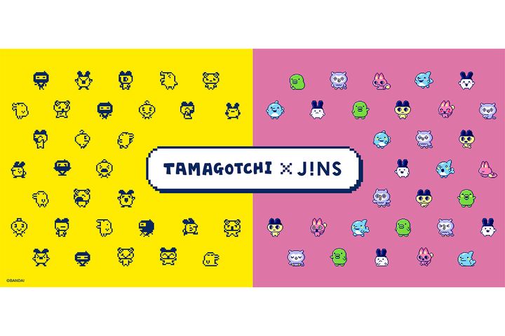 コラボメガネ「TAMAGOTCHI×JINS」