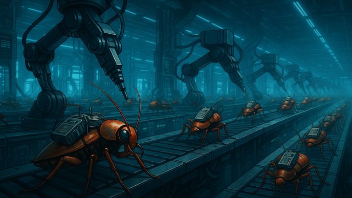 AI×ロボットがサイボーグ昆虫を量産