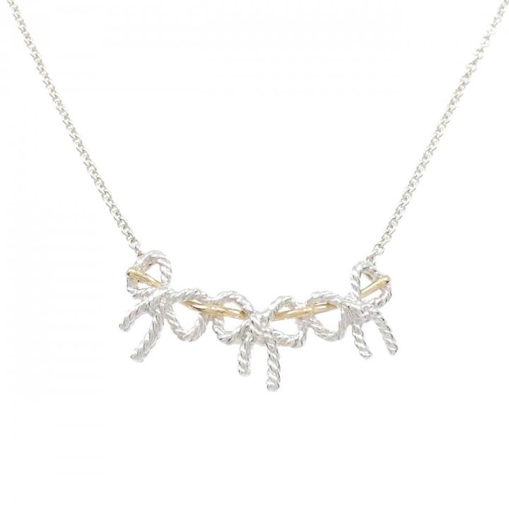 ティファニーのリボンネックレス